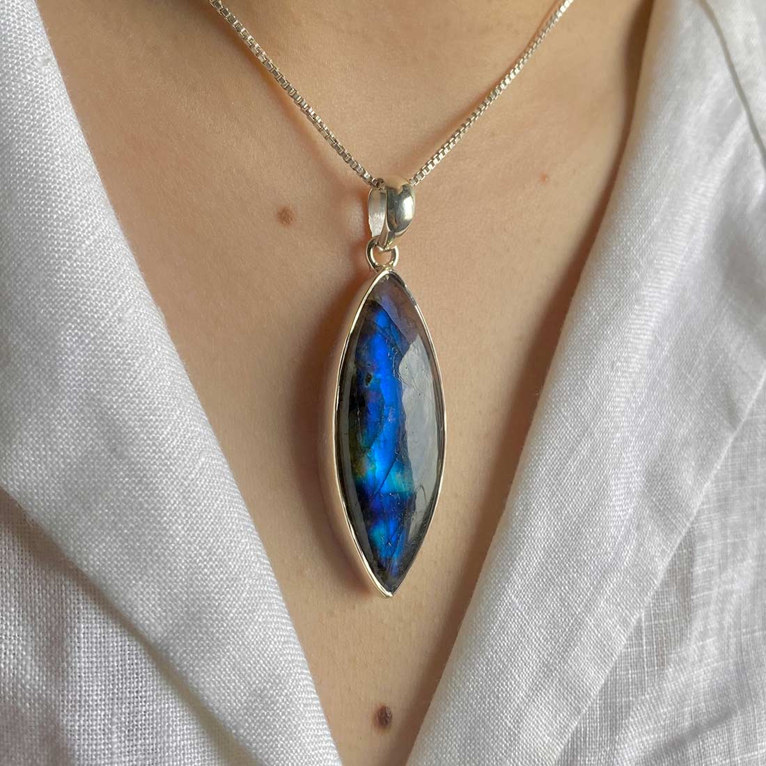 Labradorite Pendant-(LBD-P-21.)